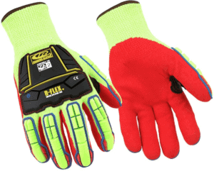 Rijhandschoenen met LED-verlichting voor outdoor en sportactiviteiten.