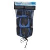 Protective skate knee, elbow, en polsbeschermer in blauw en zwart, in originele verpakking.