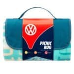 Kleurige Volkswagen picnic picknickkleed, ideaal voor buitenactiviteiten en plezier.