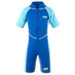 Zwemshort voor kinderen in blauw met Osprey logo, ideaal voor buitenzwemmen en watersport.