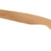 Sunglasses met houten takje en witte rand, stijlvol en eco-vriendelijk design.