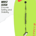 Flexibele polsband met snelkoppeling voor watersport en buitenactiviteiten.