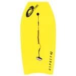 Schwimmer voor watersport met veiligheidskoord en elastiek, ideaal voor surf en stand-up paddleboarding.