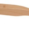 Zonnebril met houten en zwarte details, UV-bescherming en stijlvol design.