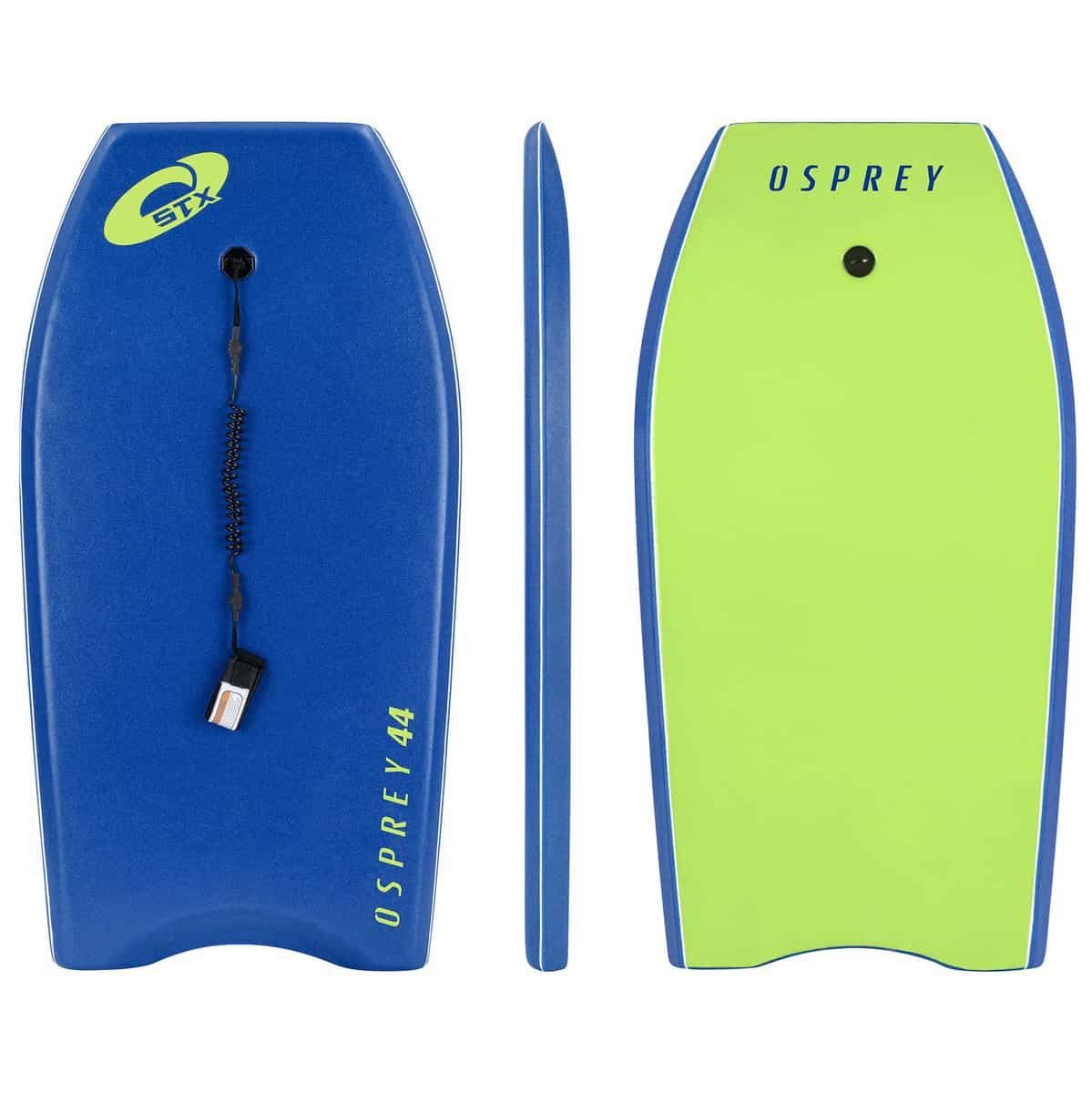 Opblaasbare skimboard met turquoise en groene kleur voor buitenplezier en waterpret.