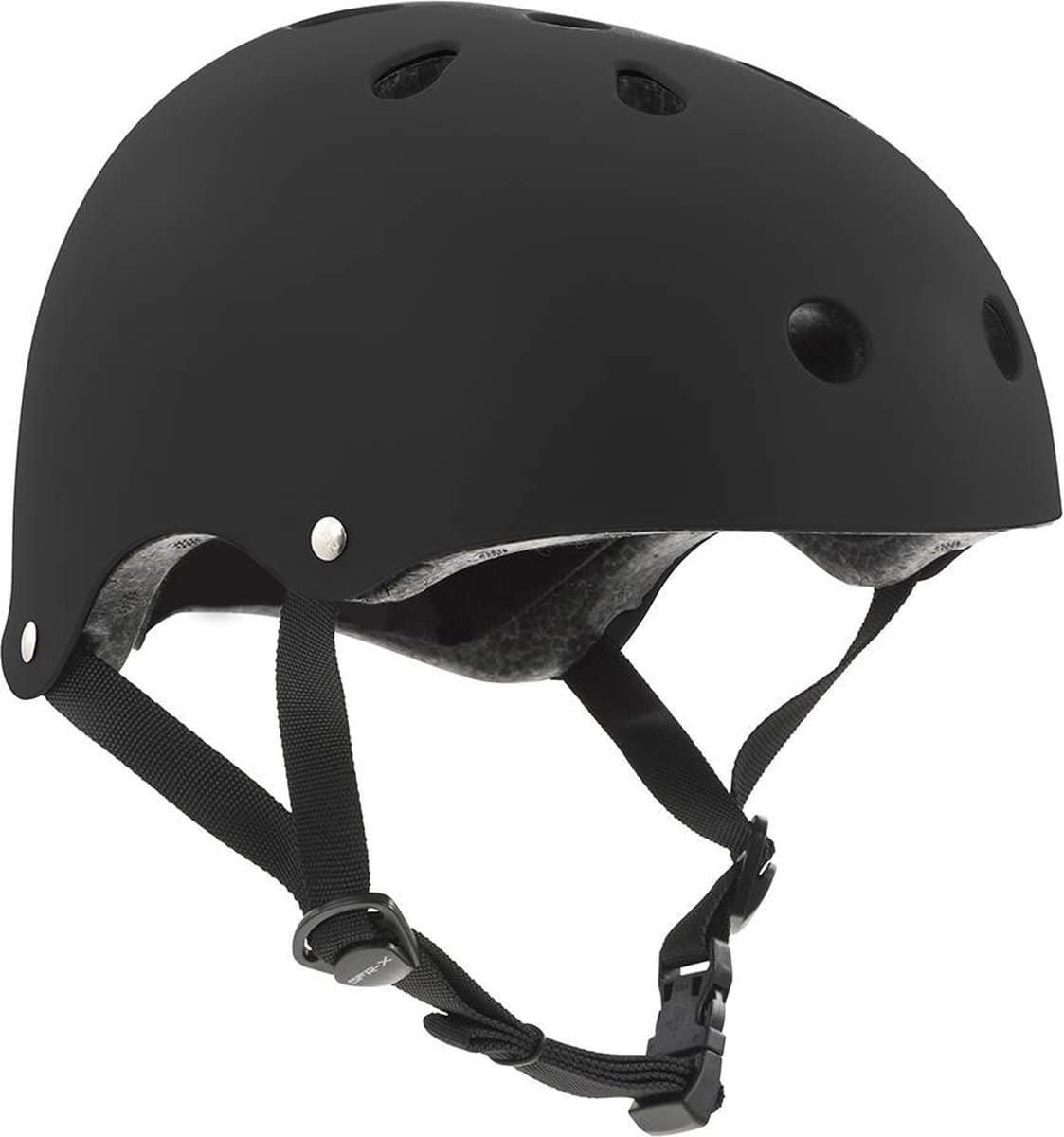 Helm voor skate en BMX met veilige pasvorm en ventilatie.
