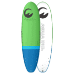 Kleurrijke surfplanken voor buitenplezier bij Winkel van Hugo.
