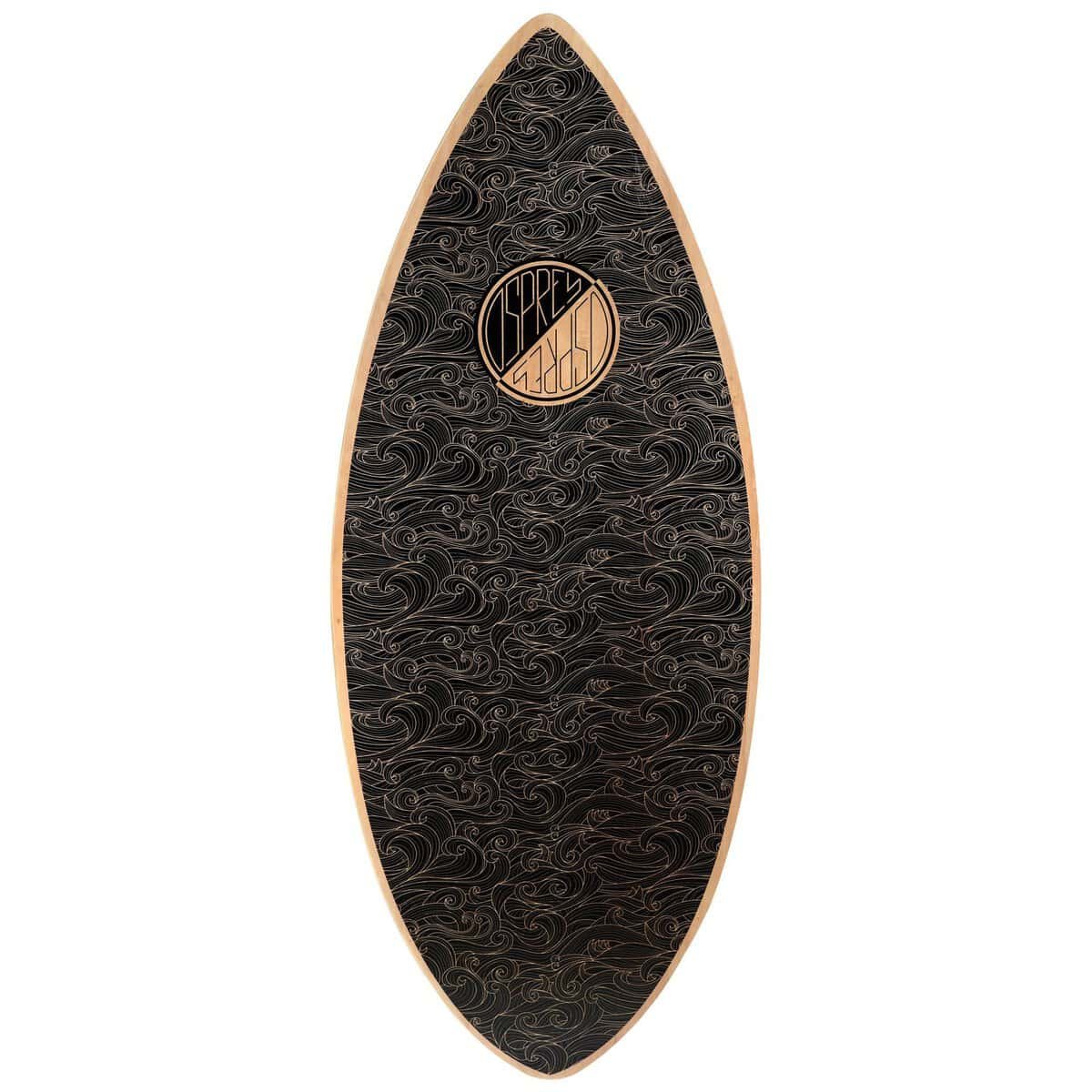 Kleine watergolven patron op skateboard voor buitenplezier.