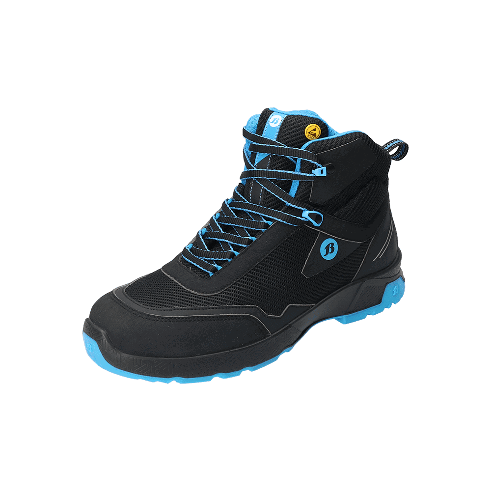 Sneakers voor outdoor activiteiten in zwart en blauw, van Winkel van Hugo.