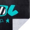 Krijtbord met logo en tekst voor winkel van Hugo.