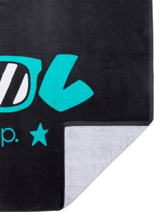 Krijtbord met logo en tekst voor winkel van Hugo.