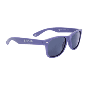 Coolpaarse zonnebril voor buitenactiviteit, UV-bescherming en stijlvol design.