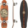 Strandplank met houten dek en kleurrijk ontwerp voor skateboard en outdoor plezier.