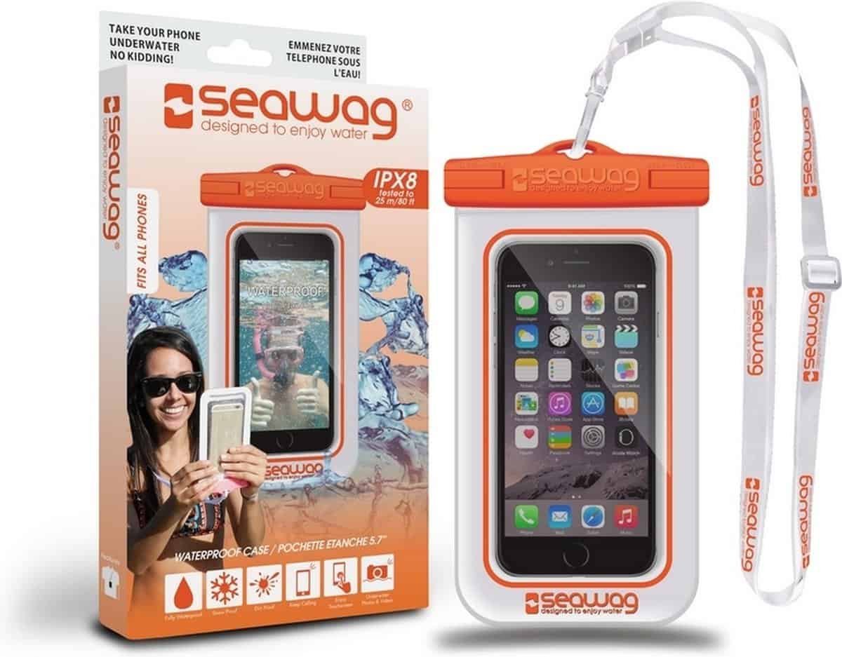 Waterdichte telefoonhouder voor onder water gebruik, geschikt voor alle smartphones.