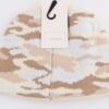 Katoenen muts met camouflageprint in beige, wit en bruin, ideaal voor buitenactiviteiten.