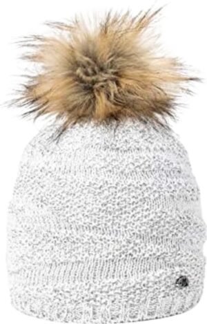Knitted winter hat with pom-pom, warm and stylish accessoires.