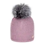Sjaal met bontkraag en glitters voor stijlvolle winteroutfits.
