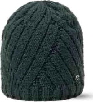 Zwart breinaaldwarmte muts voor winter en koud weer.