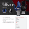 Nitril handschoenen X-CUT THERMO IP voor veiligheid en bescherming.