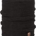 Warm snowboarding neckwarmer in black, ideal for winter outdoor sports.