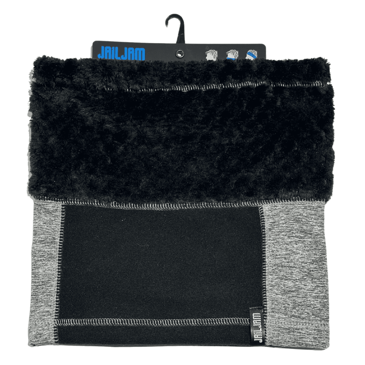 Knieldoek met zachte fleece en sierstiksel, ideaal voor warmte en comfort.