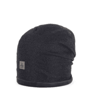 Warm zwarte skimaske voor buitenactiviteiten en wintersport.