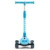 Sprayskate met drie wielen en handvat voor buitenplezier.