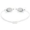 Dof goggles voor zwemmen en buitensporten, wit en zwart, comfortabele zwembril voor buitenactiviteiten.