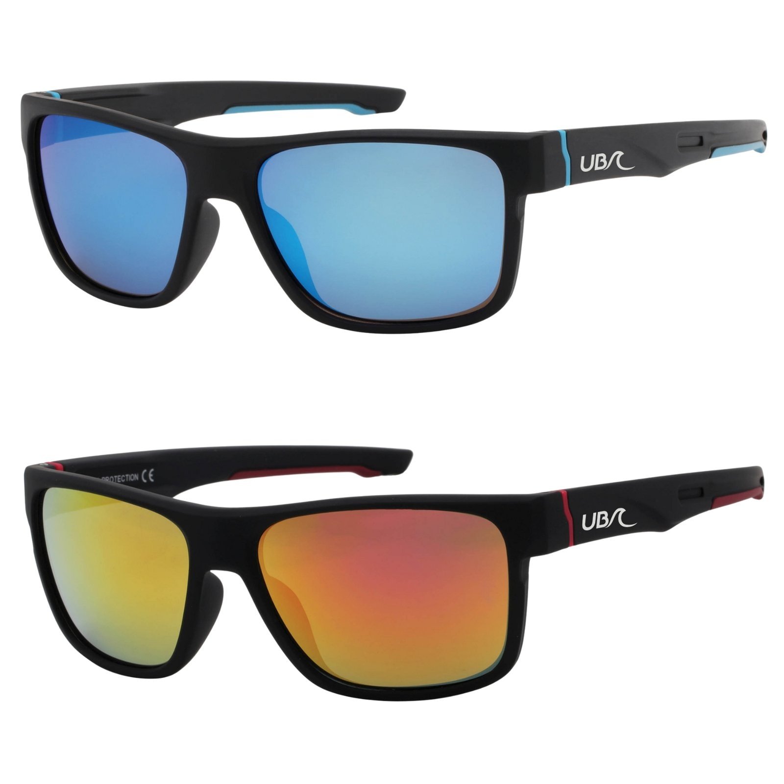 Urban Beach Rechthoekige Herenzonnebril – UV400 Bescherming