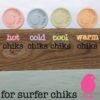 Chikwax surfwax per watertemperatuur