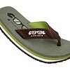 Cool Shoe Corp. Original Kaki slipper – close-up van stevige zool en suède band