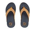 Comfortabele blauwe strandslippers met gripzool