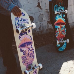 Complete skateboard Globe G1 Mind Expansion zwart-groen complete setup