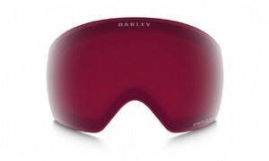 Oakley skibril met rode lens, ideaal voor wintersport en bescherming tegen UV-straling.