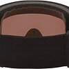 Kledingbril met zwart frame en oranje lens, geschikt voor sport en outdoor activiteiten.