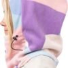 Kleurige hoodie met geometrisch patroon, comfortabel en modieus voor dagelijks gebruik.