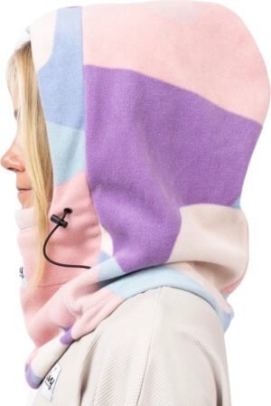 Kleurige hoodie met geometrisch patroon, comfortabel en modieus voor dagelijks gebruik.