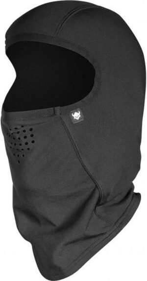 Warmtebestendige bivakmuts met ademende ventilatie. Perfect voor outdoor en motorritten.