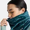 Gebruikt bij kouder weer, zacht en warm, Burton fleece neckwarmer en winteraccessoire.