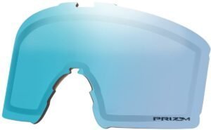 2. Stijlvolle blauwe Prizm goggles voor optimale bescherming en zicht tijdens snowboarden en skiën.
