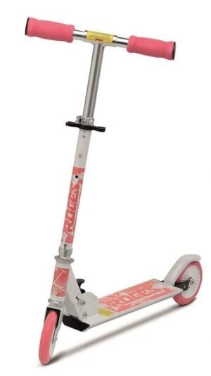 Roces kinderstep roze met 125 mm wielen en antislip deck