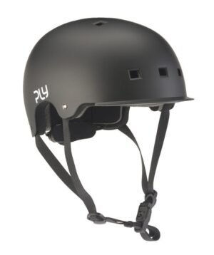 skatehelm PLY Plain met matte schaal en ventilatieopeningen