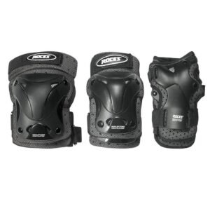 skatebescherming ROCES Ventilated set met geventileerde hardshell caps