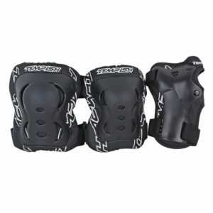 Skatebescherming Tempish Fid set - driedelige set met harde kappen