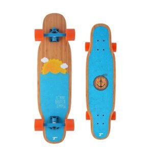 Tempish Tempish - Mini Nautical Longboard - 84cm - Compact cruiser met maritieme print