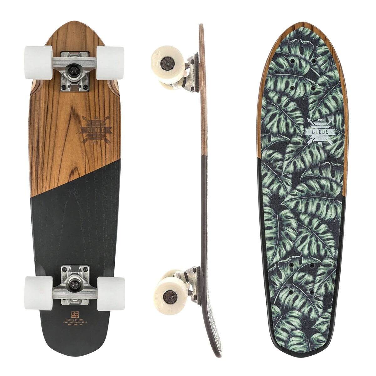 Globe Blazer Cruiser 26” x 7.25” – Teak/Monstera