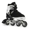 Champz Kinder Skeelers Verstelbaar – Pro ABEC-9 Semi-Softboot – Zwart