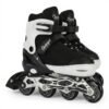 Champz Kinder Skeelers Verstelbaar – Pro ABEC-9 Semi-Softboot – Zwart