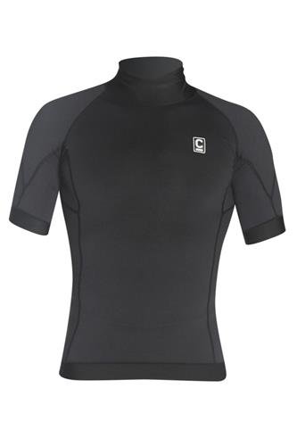 C-Skins Thermal Skins Heren Short Sleeve Vest – Zwart
