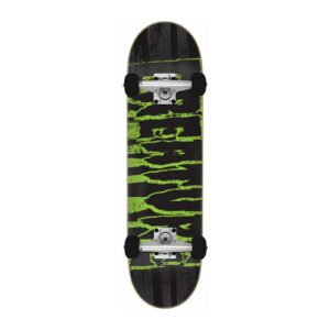 Creature Tattered Large skateboard 8.25 zwart groen complete setup